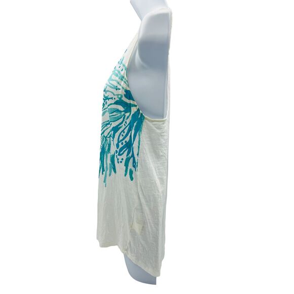 Lilly Pulitzer Follow Me To The Sea Racerback Tank Top Pima Cotton Size XS Beach - Picture 4 of 9